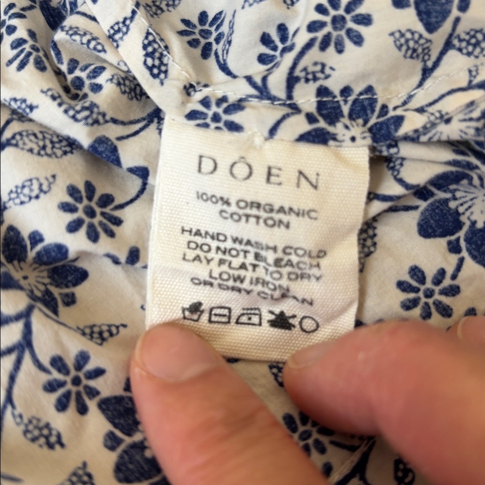Doen Girls Navy Floral Ruffle Dress size 2 - Picture 4 of 8